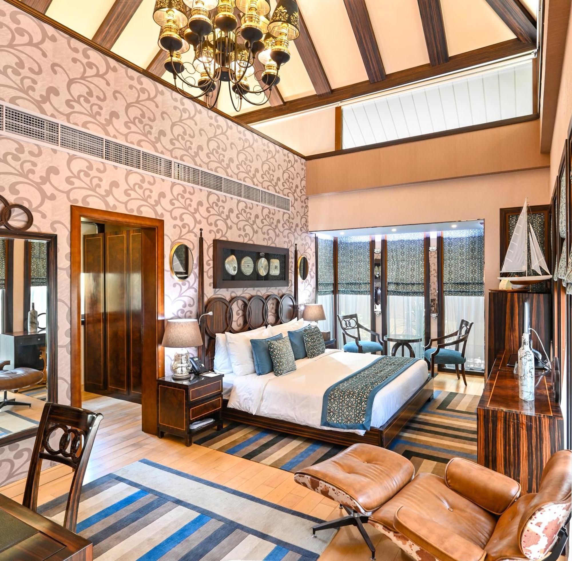 Palavra Resort Al-Manamah Bagian luar foto A bedroom at the Oberoi Dubai
